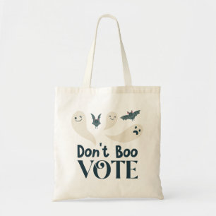 Ga niet stemmen op geesten en vleermuizen tote bag