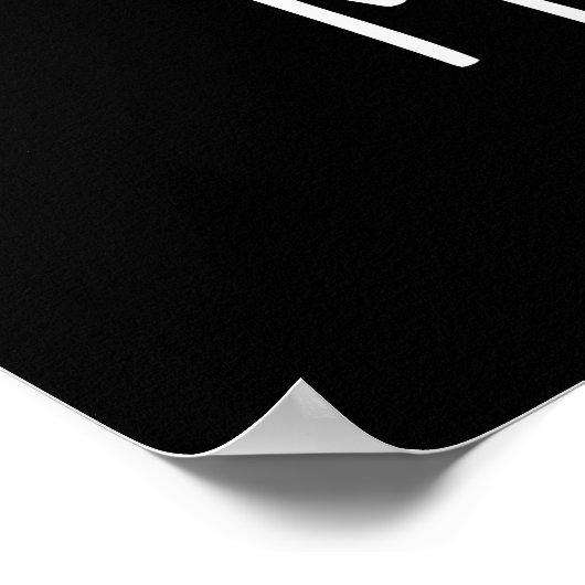 Ga niet terug in mijn hart Funny Cookie Pun Dark B Poster (Hoek)