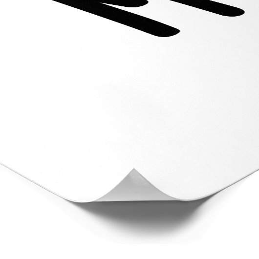 Ga niet terug in mijn hart Funny Cookie Pun Poster (Hoek)