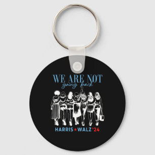 Ga niet terug Kamala Harris Waltz 24 Madam PR Sleutelhanger