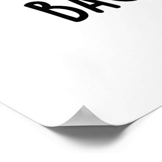 Ga niet terug naar mijn hart Funny Pig Pun Poster (Hoek)