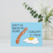 Ga niet terug naar mijn hart - grappig briefkaart (Staand voorkant)