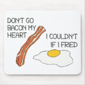 Ga niet terug naar mijn hart - grappig muismat (Voorkant)