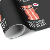 Ga niet terug naar mijn hart grappige voedselbonne cadeaupapier (Rol Hoek)