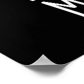 Ga niet terug naar mijn hart grappige voedselbonne poster (Hoek)