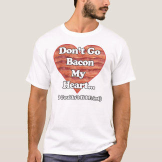 Ga niet terug naar mijn hart t-shirt