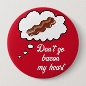 Ga niet terug naar mijn Valentijn Button (Voorkant)