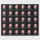 Ga niet terug op mijn hart Funny Pig Dark BG Cadeaupapier (Vlak)