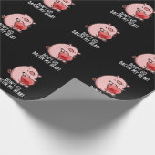 Ga niet terug op mijn hart Funny Pig Dark BG Cadeaupapier (Hoek)