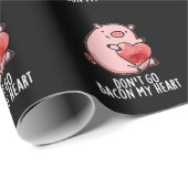 Ga niet terug op mijn hart Funny Pig Dark BG Cadeaupapier (Rol Hoek)