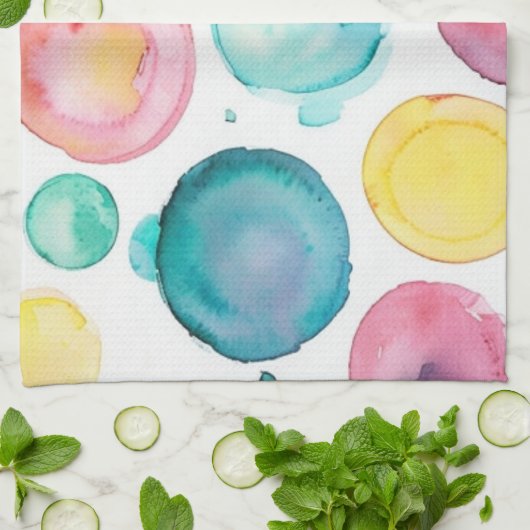 Ga niet voor op de  kleuren theedoek (Gevouwen)