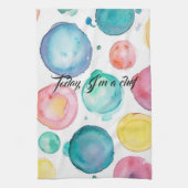 Ga niet voor op de  kleuren theedoek (Verticaal)