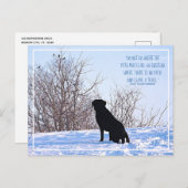 Ga niet waar het pad Emerson Quote kan leiden Briefkaart (Voorkant / Achterkant)