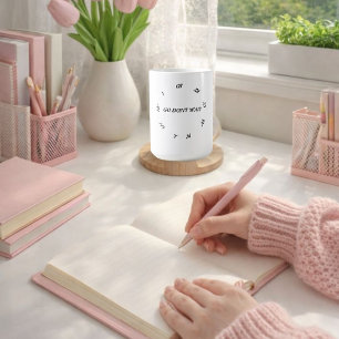 GA NIET WACHTEN ,MACKE ELKE ACTIE KOFFIEMOK