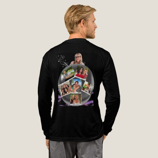 Ga niet weg Tri-Blend shirt (Achterkant)