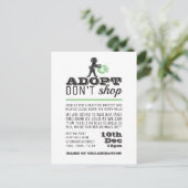 Ga niet winkelen aan, Meeting Point nodigt uit Briefkaart (Staand voorkant)