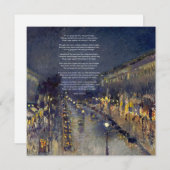 Ga niet zacht gedicht van Dylan Thomas Feestdagenkaart (Voorkant / Achterkant)