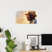 Ga niet zo zachtjes in die avond. poster (Thuiskantoor)