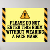 Ga niet zonder Masker in Poster (Voorkant)