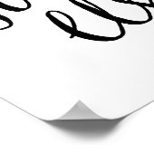 "Ga nooit je kop voor iemand anders opsteken" Poster (Hoek)