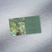 Ga nu naar buiten Visitekaartje Magnet Magnetisch Visitekaartje (Voorbeeld)