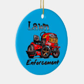 Ga nu van mijn gras af keramisch ornament (Rechts)