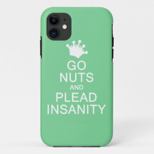 GA NUTS aangepaste kleur iPhone case