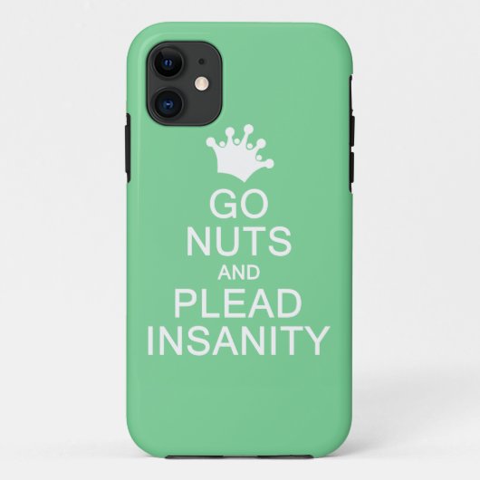 GA NUTS aangepaste kleur iPhone case (Achterkant)