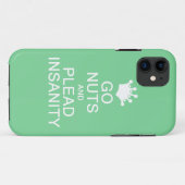 GA NUTS aangepaste kleur iPhone case (Achterkant (horizontaal))