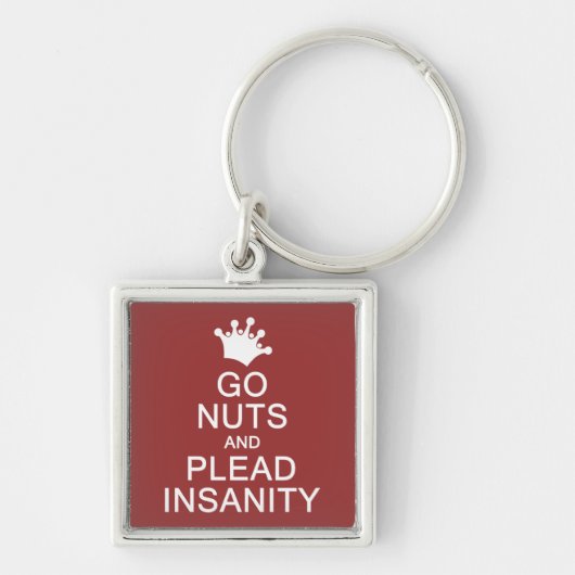 GA NUTS aangepaste kleurenkleutel Sleutelhanger (Voorkant)