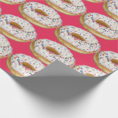 Ga Nuts met Donuts Wrapping Paper Cadeaupapier (Hoek)