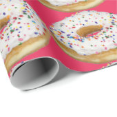 Ga Nuts met Donuts Wrapping Paper Cadeaupapier (Rol Hoek)
