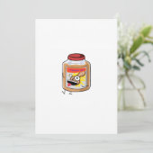 Ga Nuts, pindakaas thema Kaart (Staand voorkant)