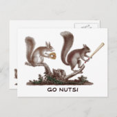 Ga Nuts Rally Squirrel Greetings uit St. Louis! Briefkaart (Voorkant / Achterkant)