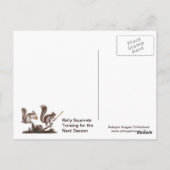 Ga Nuts Rally Squirrel Greetings uit St. Louis! Briefkaart (Achterkant)