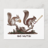 Ga Nuts Rally Squirrel Greetings uit St. Louis! Briefkaart (Voorkant)