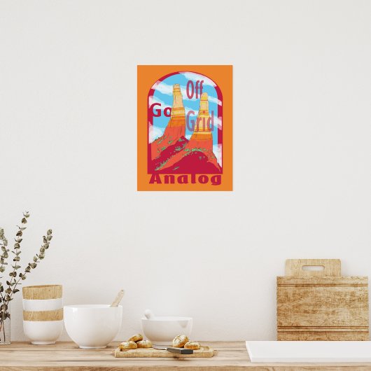 Ga Off Grid Poster (Keuken)