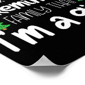 Ga onder de boom liggen Kerstplezier X-mas Pa Poster (Hoek)