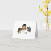 Ga onder de kerstboom liggen als een cadeau. kaart (Gele Bloem)