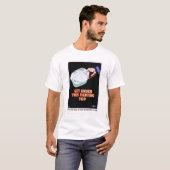 Ga onder deze gevechtstop - marine (US02296) T-shirt (Voorkant volledig)