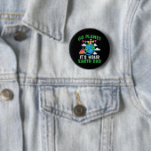 Ga op Aarde dag 4 Ronde Button 5,7 Cm (In situ)