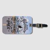 Ga op avontuur bagagelabel (Voorkant (horizontaal))