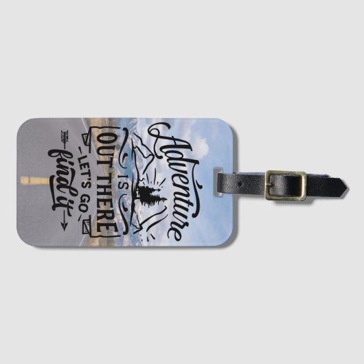 Ga op avontuur bagagelabel (Voorkant (horizontaal))