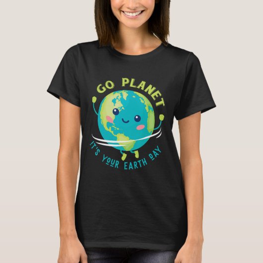 Ga op de Aarde T-shirt (Voorkant)