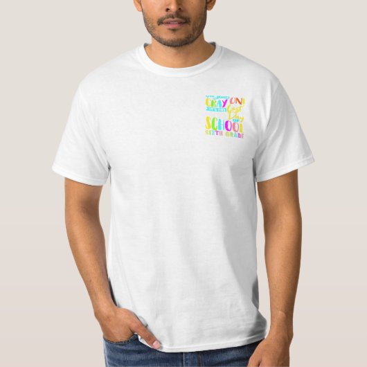 Ga op de laatste dag van de school zitten t-shirt (Voorkant)