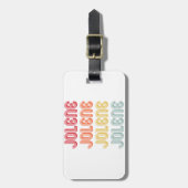 Ga op een onvergetelijke road trip met avontuur bagagelabel (Voorkant verticaal)