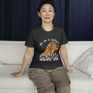 Ga op een safari T-shirt
