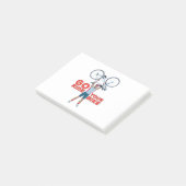 Ga op je fiets rijden post-it® notes (Schuin)