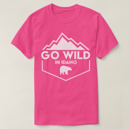 Ga op pad in Idaho T-shirt (Design voorkant)