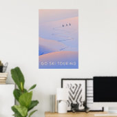 Ga op skitochten Reisposter Poster (Thuiskantoor)